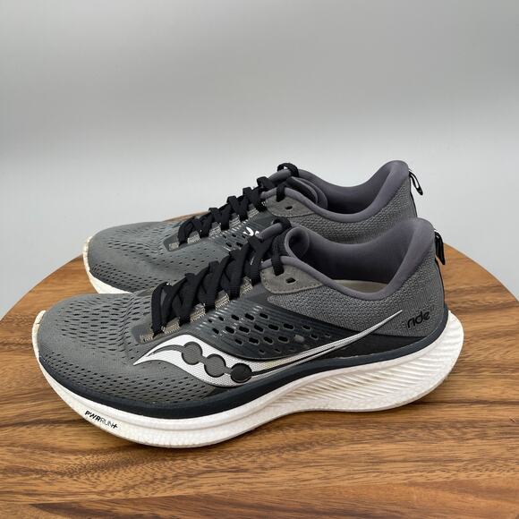 Saucony Ride 17 Shoes Mens Size 8.5 Gray Running Comfort Walking Gym Sneakers main image 6